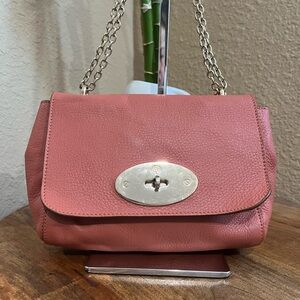 MULBERRY PEACHY CORAL SMALL LILY SHOULDER BAG